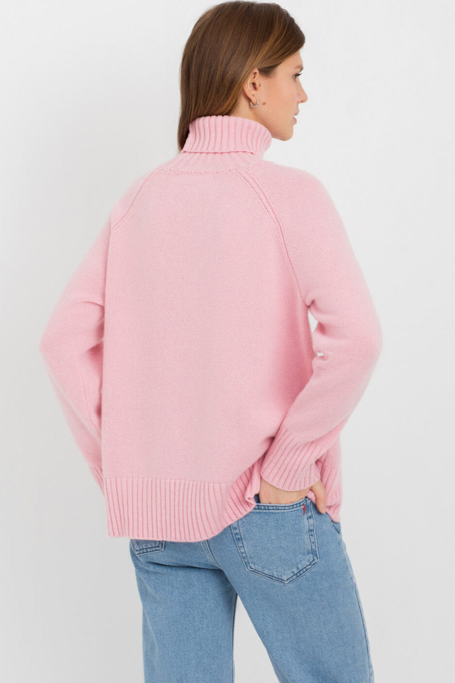 Damen Rollkragenpullover Oversize – Kuscheliger Chic für Kühle Tage