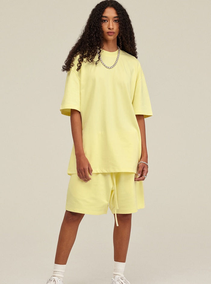 Trendy Yellow Short-Sleeved Top