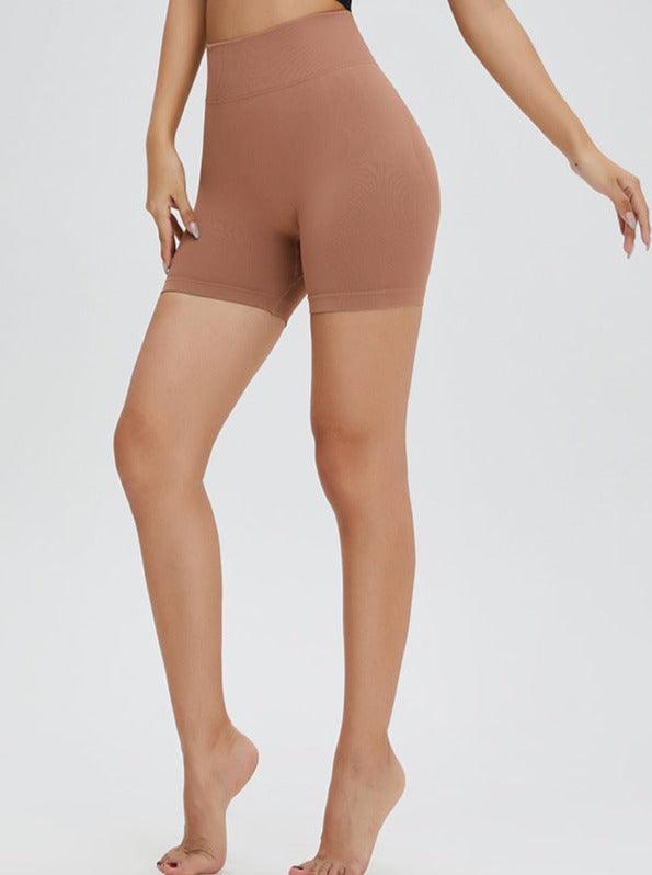 Seamless High-Waisted Butt-Lifting Sports Short