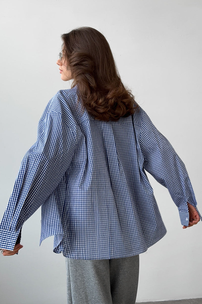 Marcellin Oversized Gingham Shirt