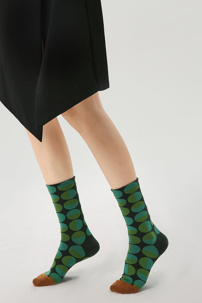 3 in 1 Vibrant Patterned Breathable Cotton Socks