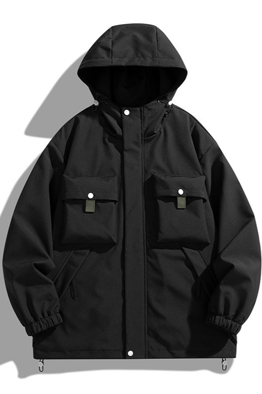 Pocketed Versatile Hooded Parka